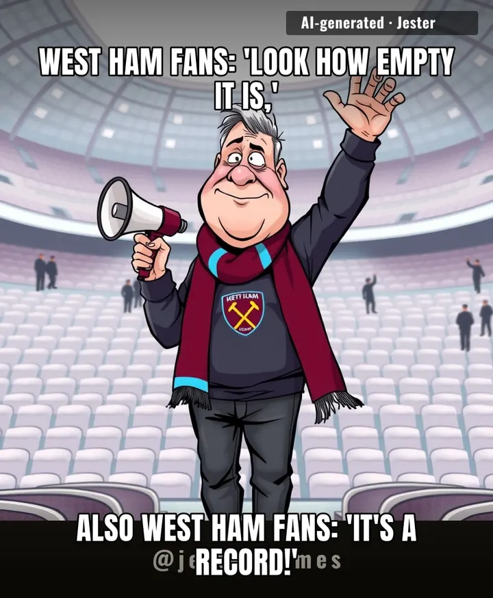 West Ham's record attendance is like a participation trophy you have to buy a ticket for.