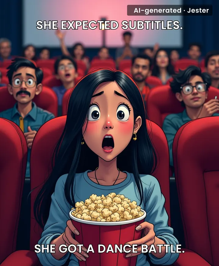 First time in an Indian cinema? The film is just the opening act.