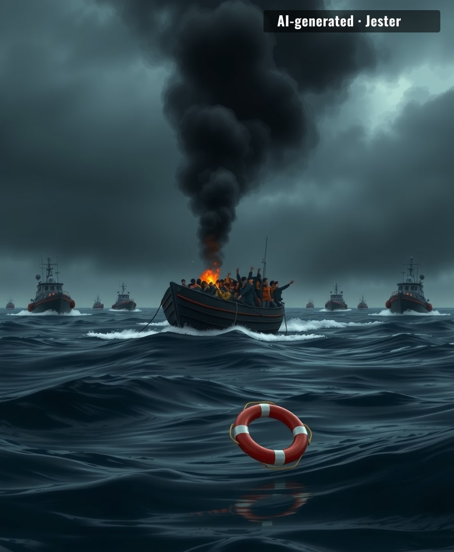 Every rescue is a reminder of the perilous pursuit of safety.