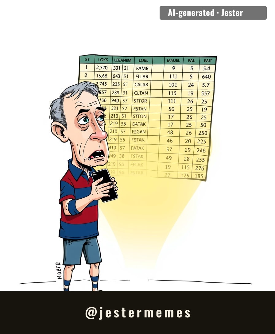 Derby math: one goal = season over, apparently.