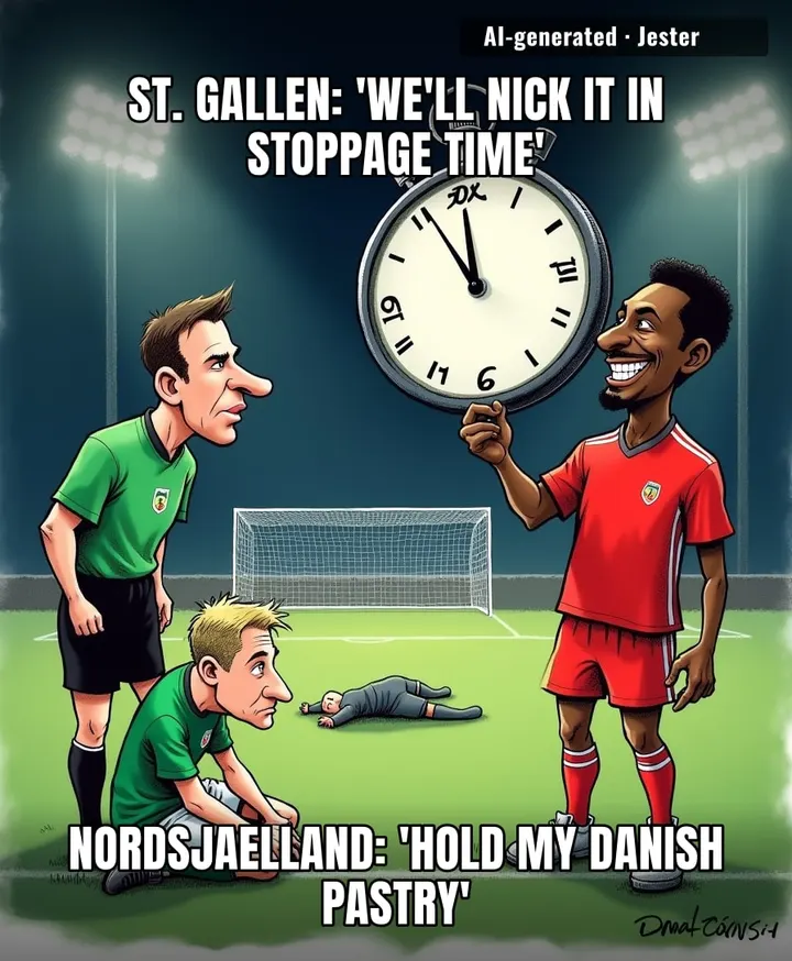 St. Gallen fans are now blaming the Conference League's timekeeping for their own team's time management.