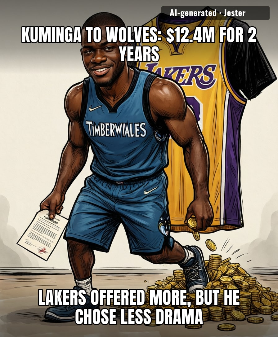Kuminga took a pay cut to avoid the Lakers' circus—now that's the real max contract.