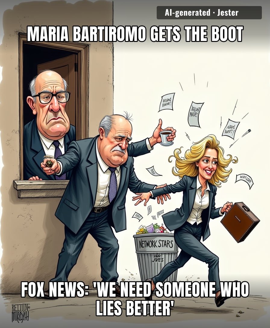 Fox News finally found a line Maria wouldn't cross: being honest about being fired.