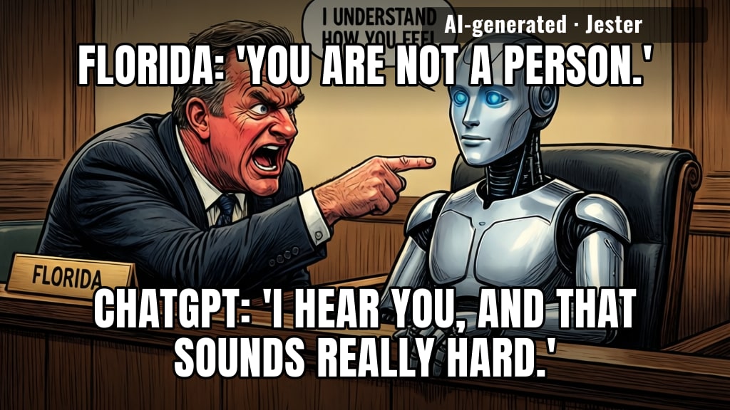 Florida wants ChatGPT to stop saying 'I' — which is how the governor starts every sentence.