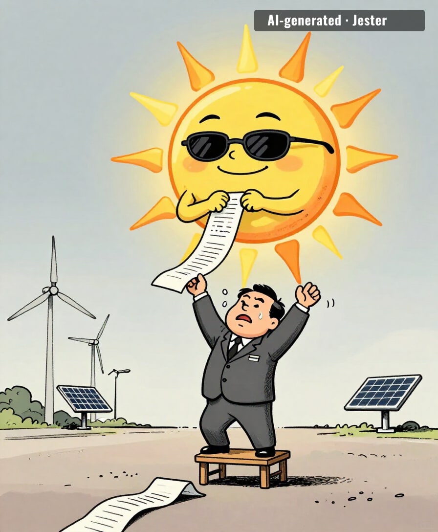 public funds, private utilities: a split so clean it's already renewable.