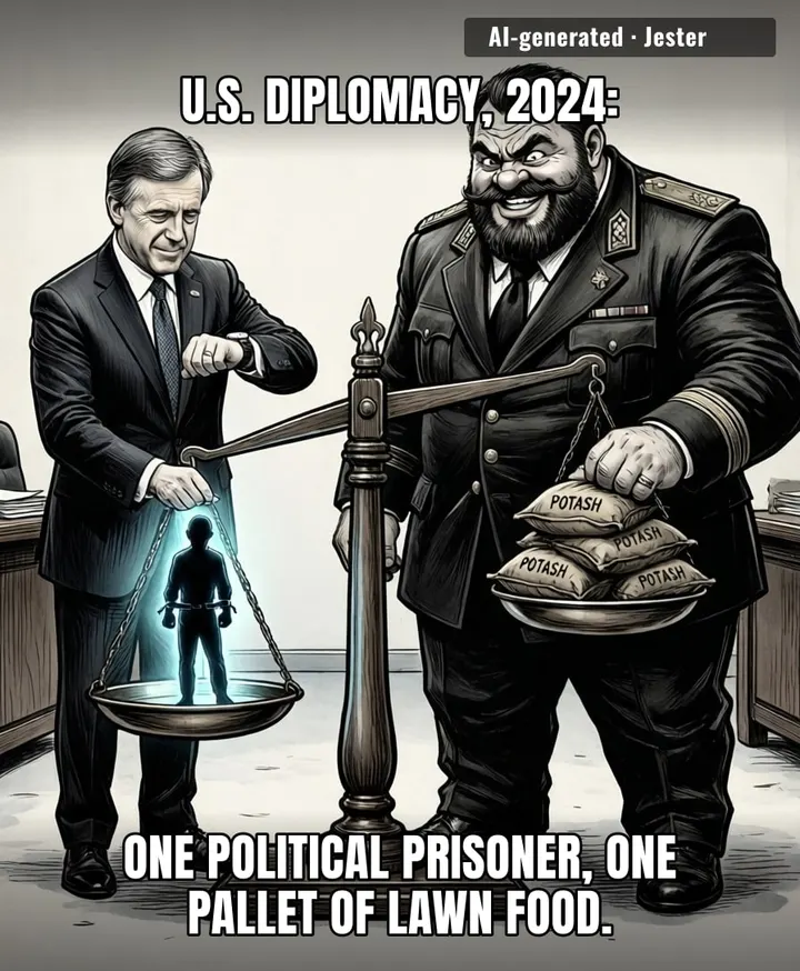 We really turned international human rights into a fantasy football trade block.
