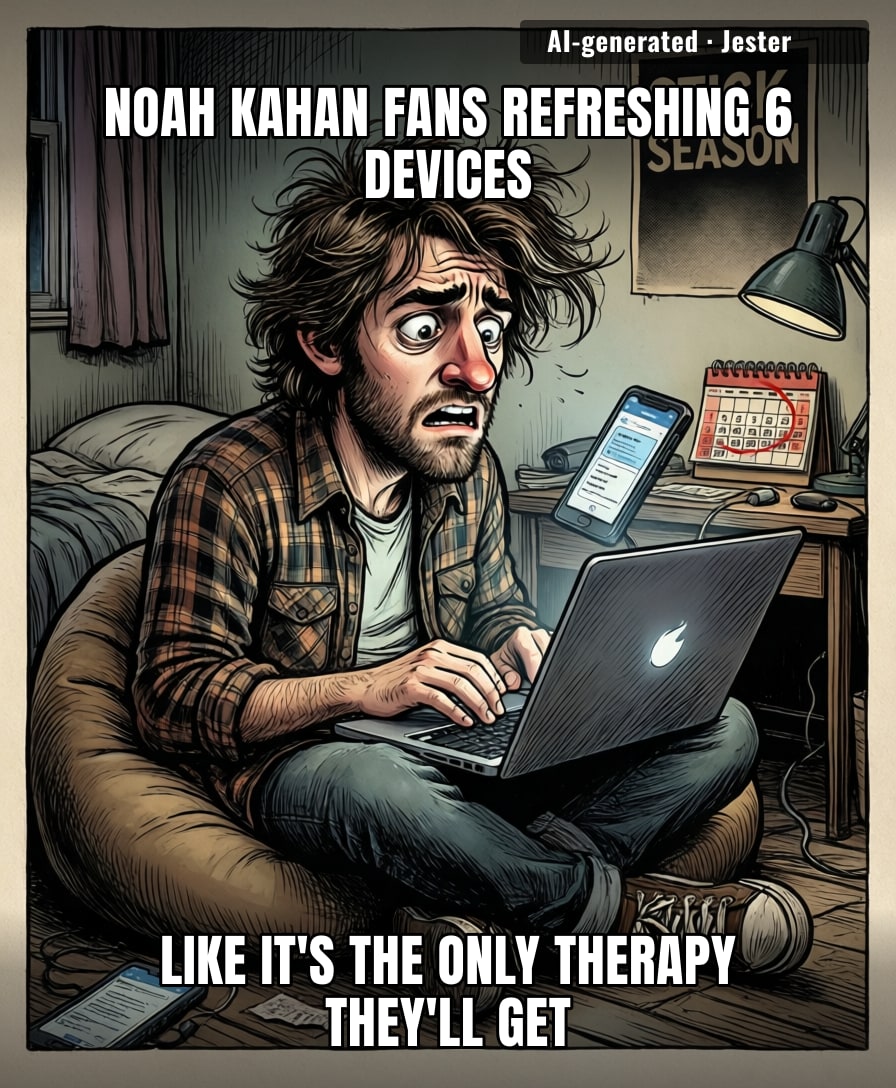 Noah Kahan fans will pay anything for tickets, except the price of actual therapy.