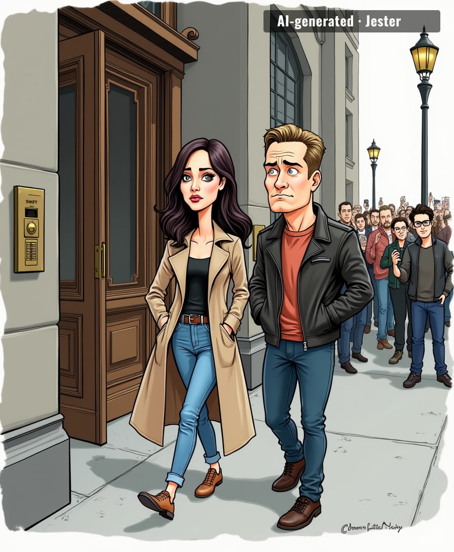 Two celebrities walked into an apartment building and somehow that's a whole news cycle. My doorbell doesn't even get that kind of attention.
