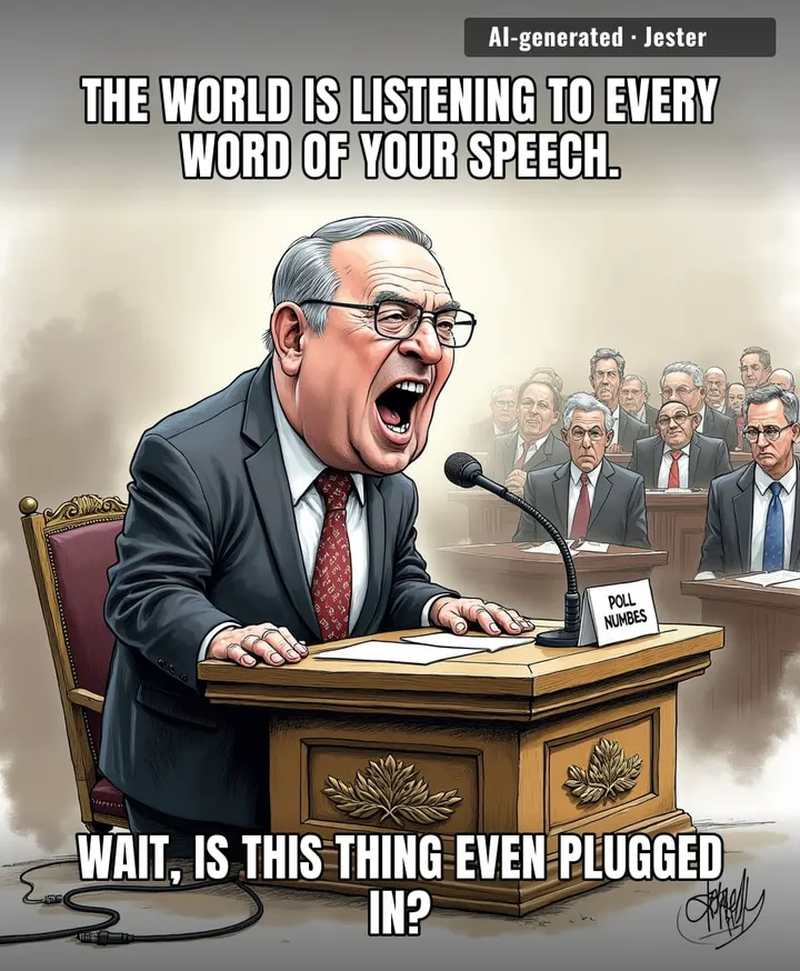 Netanyahu at the UN is basically a guy yelling at a closed door just so his neighbors see him yelling.