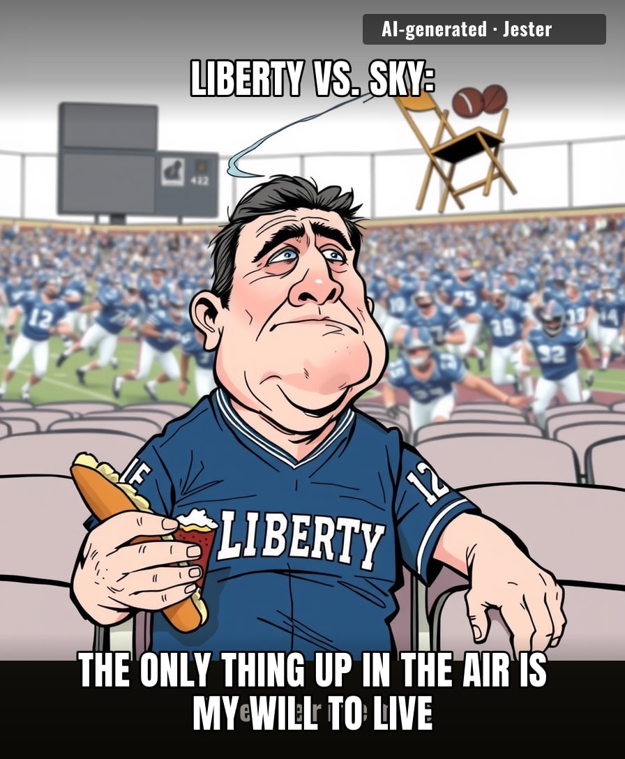 I'm just here for the halftime snacks, but at this point I'd settle for a folding chair to the face.