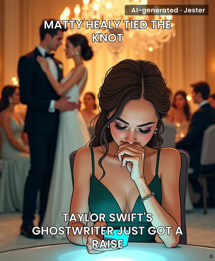 Matty Healy gets married – and Taylor Swift's songwriters are already drafting the post-breakup anthem for a relationship that hasn't ended yet.