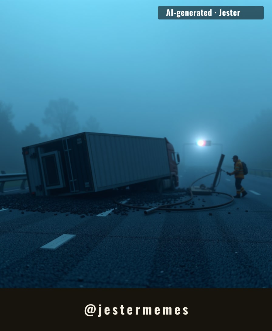 A single crash halts a motorway, reminding us how fragile our daily commute truly is.