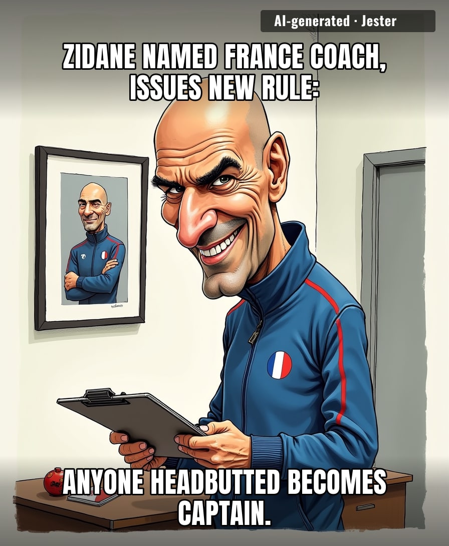 France's new coaching philosophy: headbutt your way to the top.