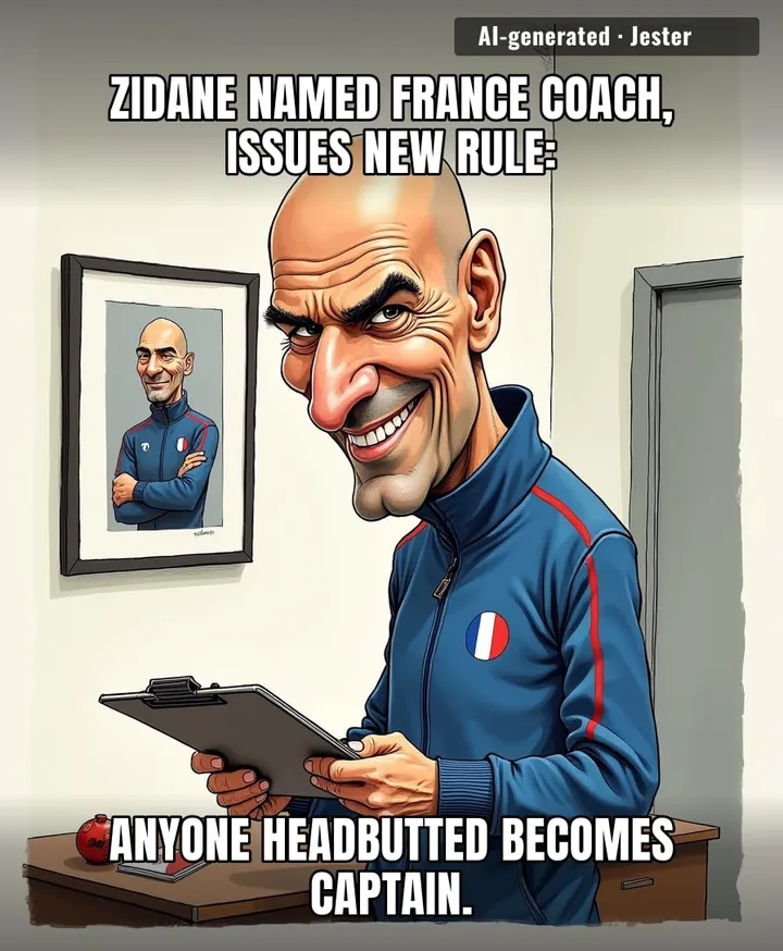 France's new coaching philosophy: headbutt your way to the top.