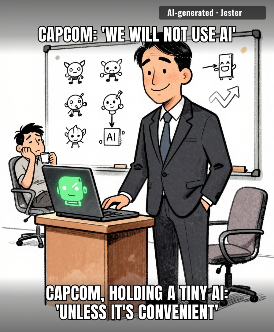 the scariest thing Capcom ever made was the productivity meeting.