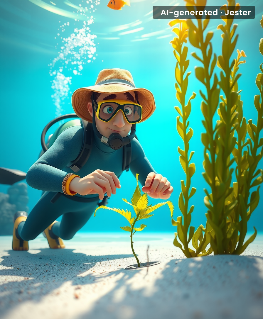 Underwater gardening: where the weeds are sharks and the only thing you'll grow is a new appreciation for dry land.