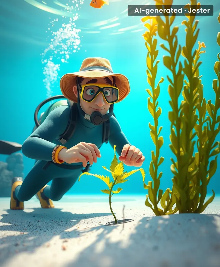 Underwater gardening: where the weeds are sharks and the only thing you'll grow is a new appreciation for dry land.