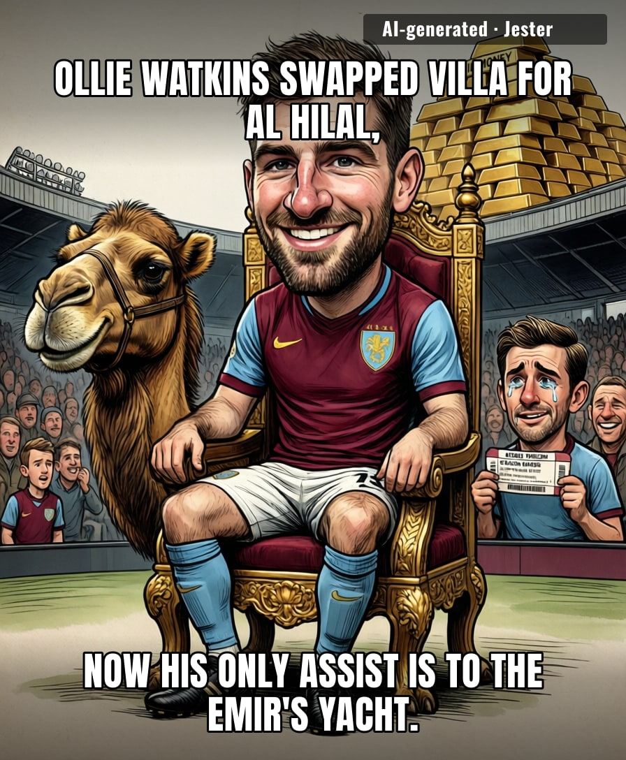 Premier League prestige? He traded it for a camel-polo invite and a solid gold bidet.