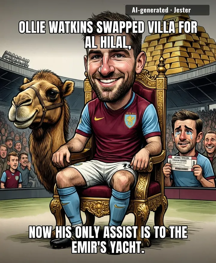 Premier League prestige? He traded it for a camel-polo invite and a solid gold bidet.