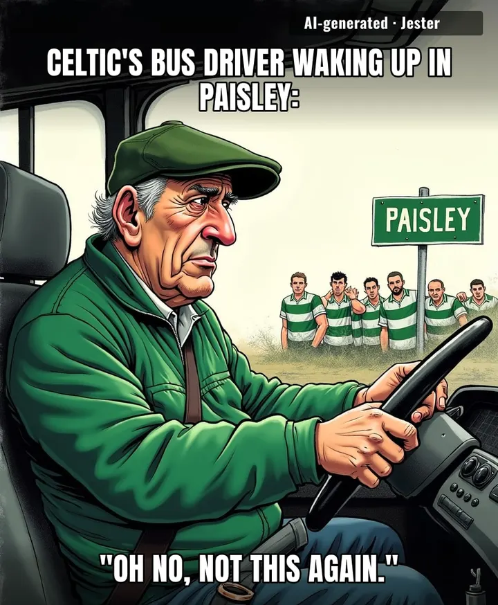 Celtic's away form is so tragic the bus driver knows the way to Paisley better than the players know the way to goal.