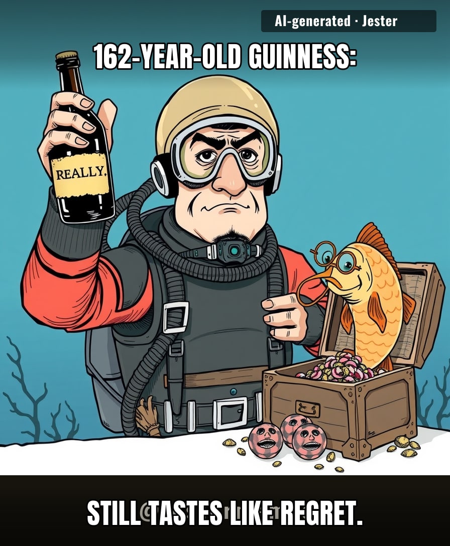 Everyone's a beer snob until the bottle is older than their entire family tree.