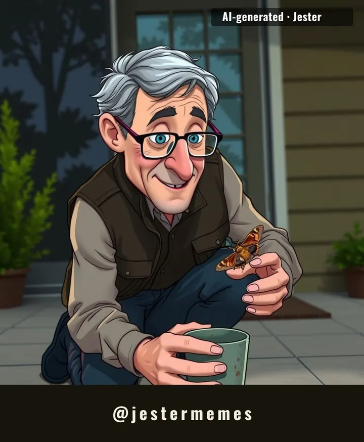 Joel's been at it two decades, but the real boss of the Photo Ark is that porch moth.
