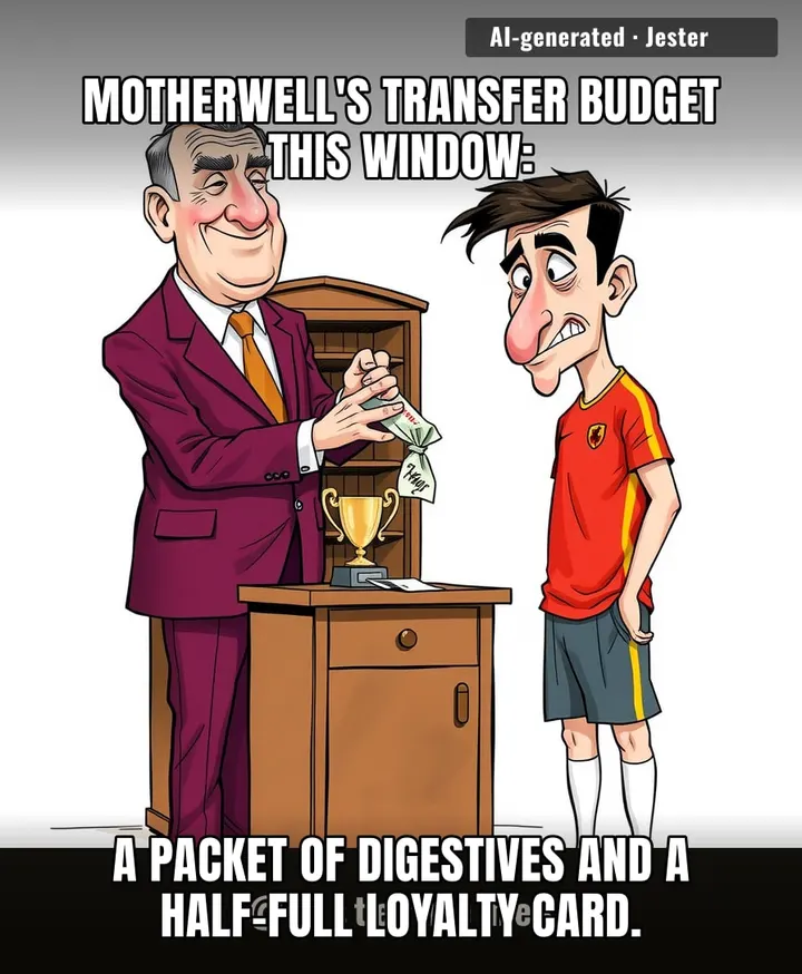 Motherwell paid for Hodge in installments of 'we'll get you back on Tuesday'.