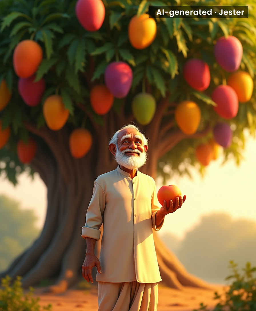 One tree, 350 mango varieties. Finally, a reason to be indecisive at the fruit market.