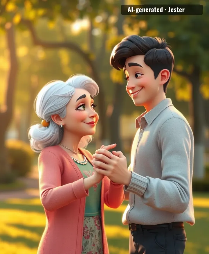 Who needs romance movies when real life choreographs this?