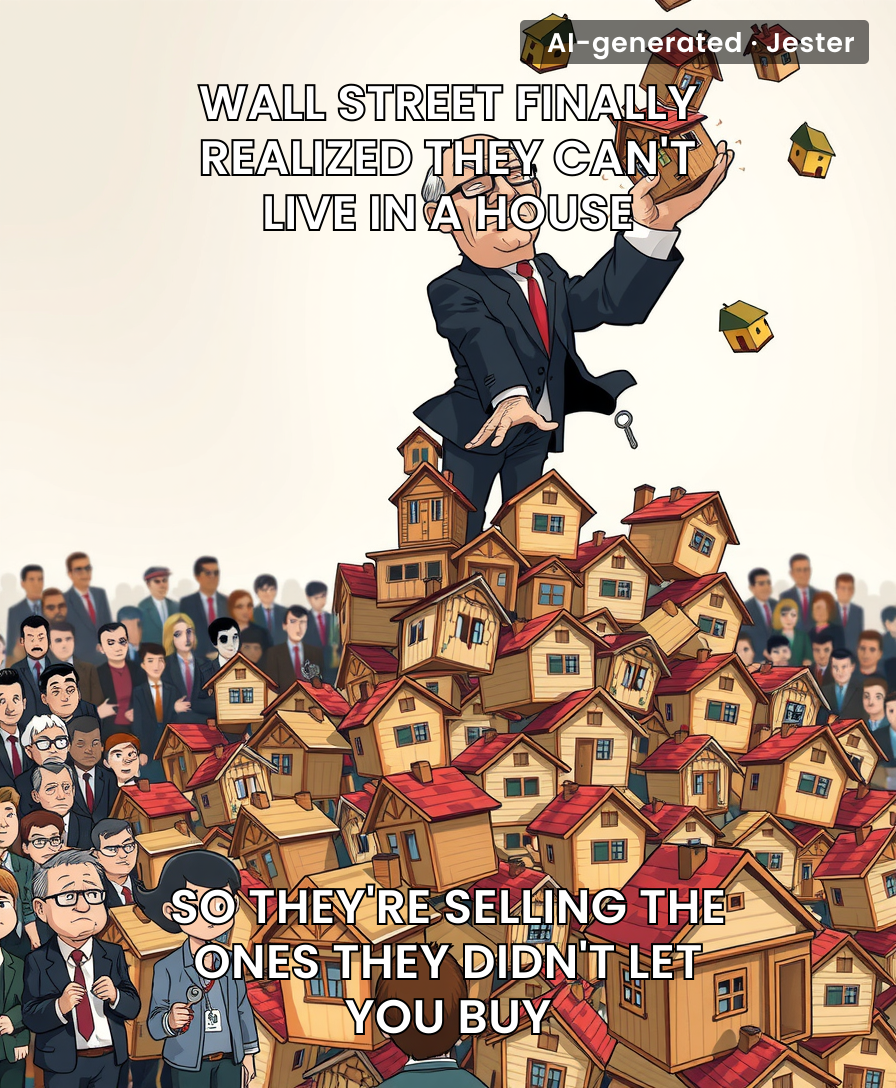 When the hedge fund realizes being a slumlord requires actually fixing the leaky roof, they just decide to be an 'ex-landlord' instead.