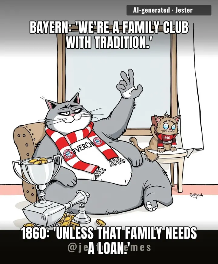 Asking Bayern for help is like asking a cat to share its tuna – you'll get a hiss and a scratch.