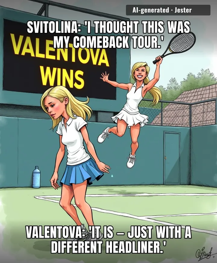 Valentova's CV just got a line that Svitolina's highlight reel will reference for years.