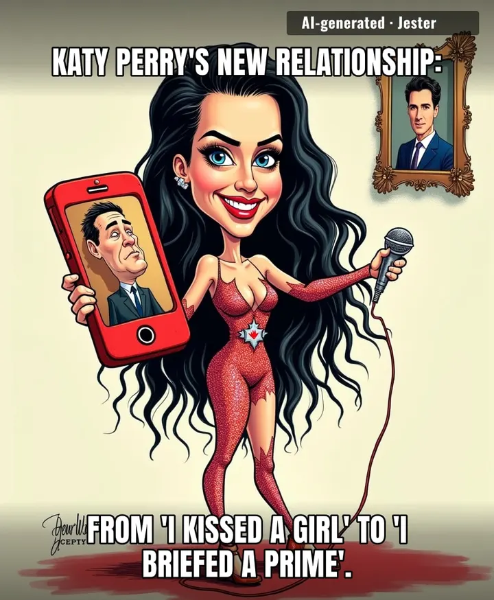 Katy Perry upgrading from Orlando Bloom to Justin Trudeau is the celebrity equivalent of trading a pirate ship for a UN peacekeeping mission.