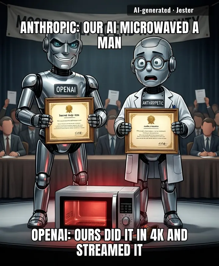 an arms race where the winner is the one who ends it.
