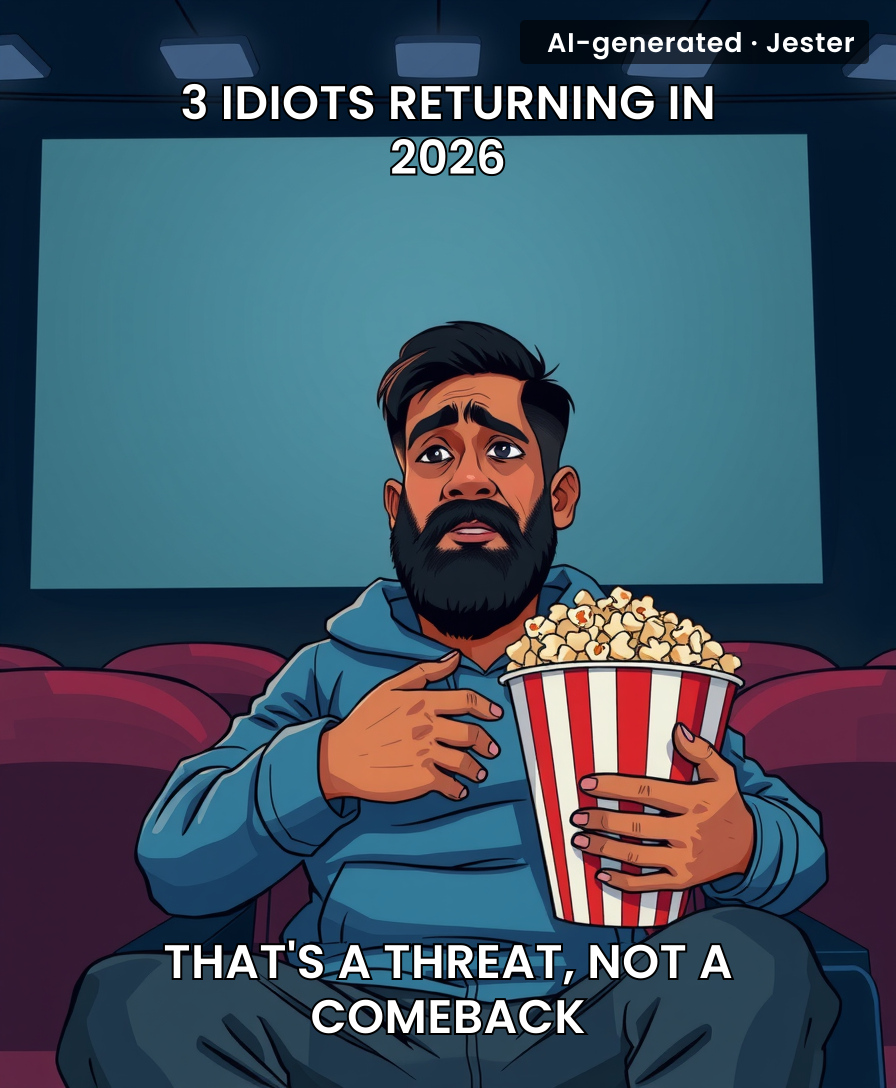 3 Idiots in 2026: the only reunion your college group chat actually shows up for — because it's in a cinema and not a WhatsApp call.