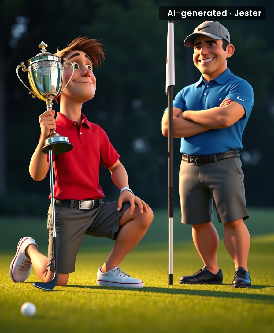 McIlroy's putting stroke turned into a charity auction on the back nine.