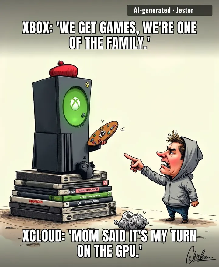 Xbox's idea of 'art' is a loading screen for a game they cancelled.