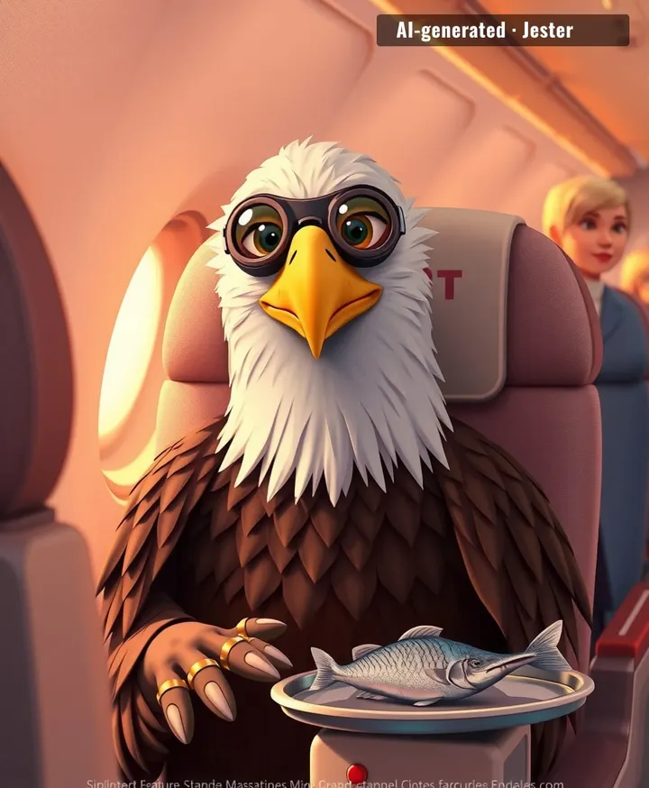 Feliks the eagle really just set the bar for the most dramatic 'lost luggage' return in history.