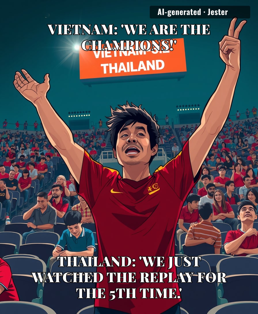 Vietnam winning the ASEAN Cup is the closest their neighbors will ever get to hearing someone else's national anthem on repeat.