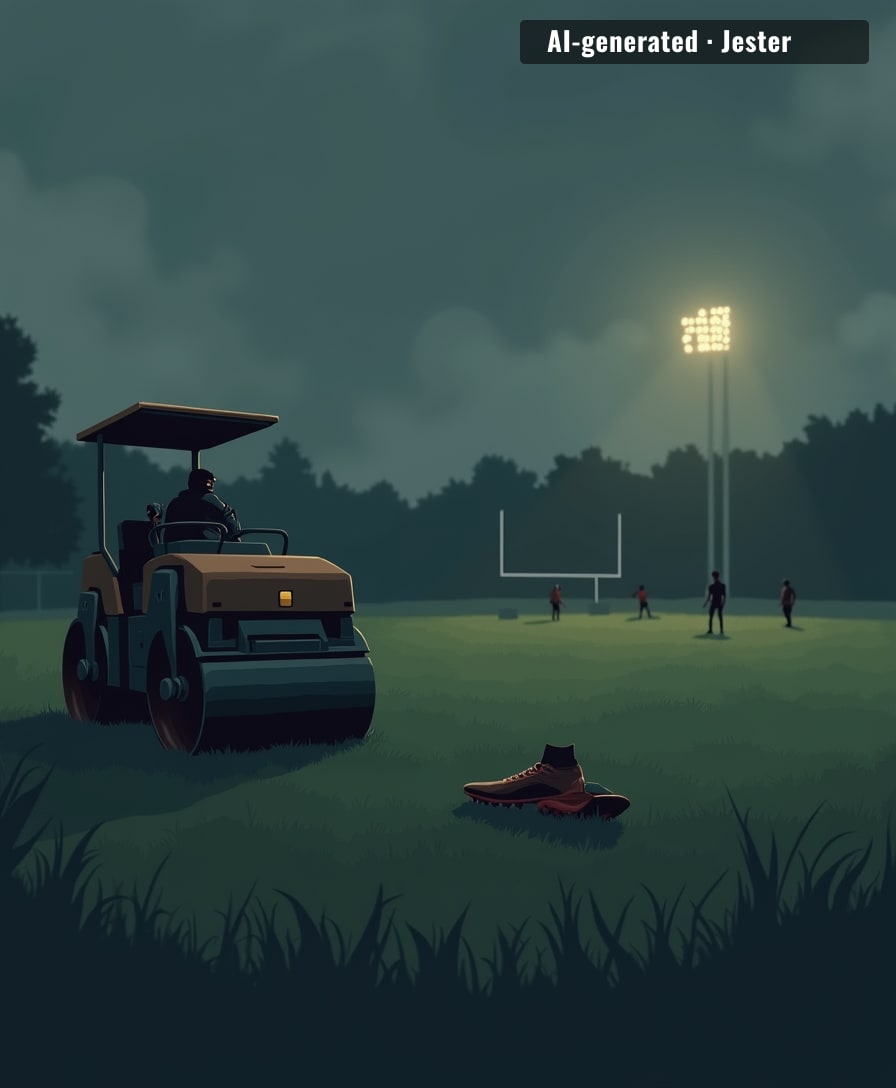 Even the warm-up can turn into a hazard when the tools of the game are left in play.