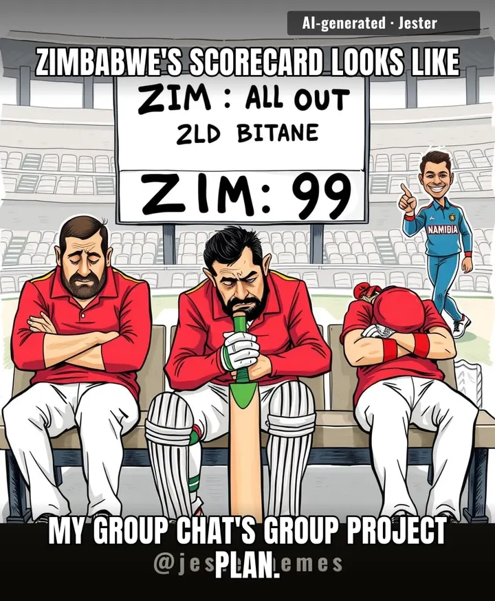 Zimbabwe's batting order is less a lineup and more a cry for help.