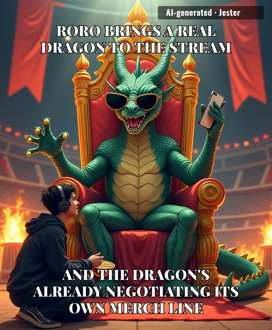 The dragon now has more brand deals than half the influencers on Twitter.