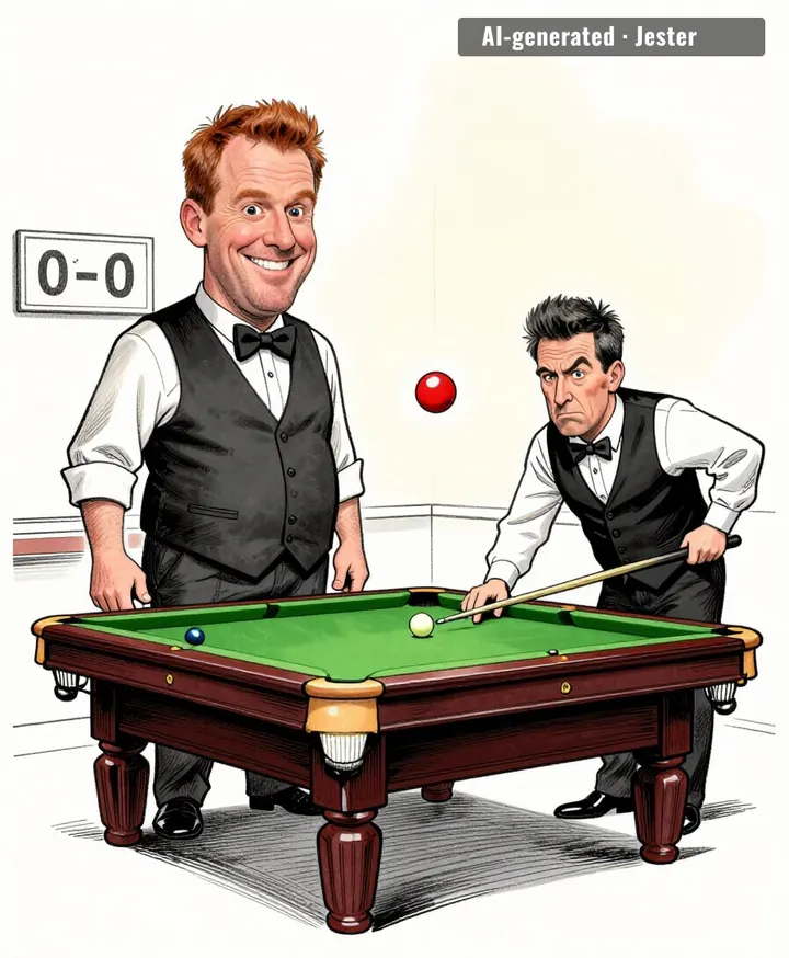 snooker's version of a wellness check is Judd Trump saying 'hope you feel better' before the draw.