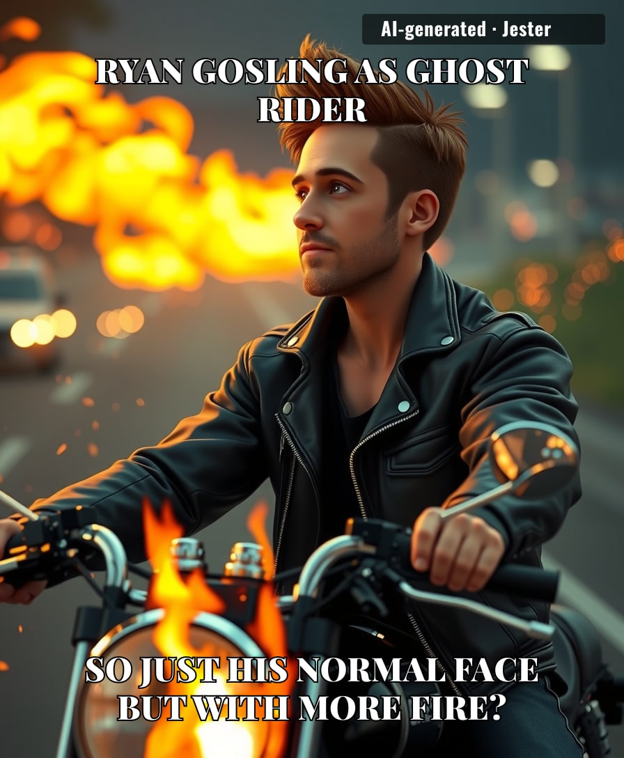 Marvel casting Ryan Gosling as Ghost Rider is the most predictable thing since a Nicolas Cage meltdown.