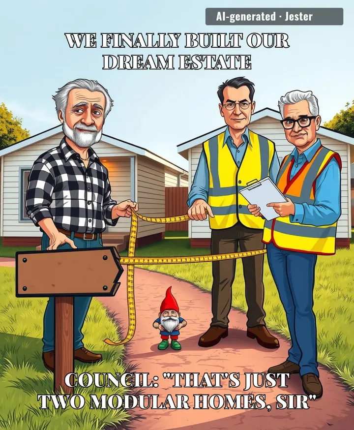 Council logic: if you can count the homes on one hand, it's not an estate — it's a hand of houses.