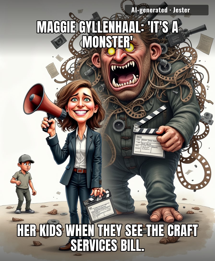 Directing a movie is so hard, she made a monster — but her kids still think the real horror is her telling them to get a job.