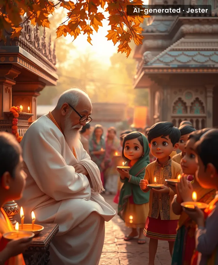 When your temple's been waiting 30 years, you don't just come back—you flood the place with joy.