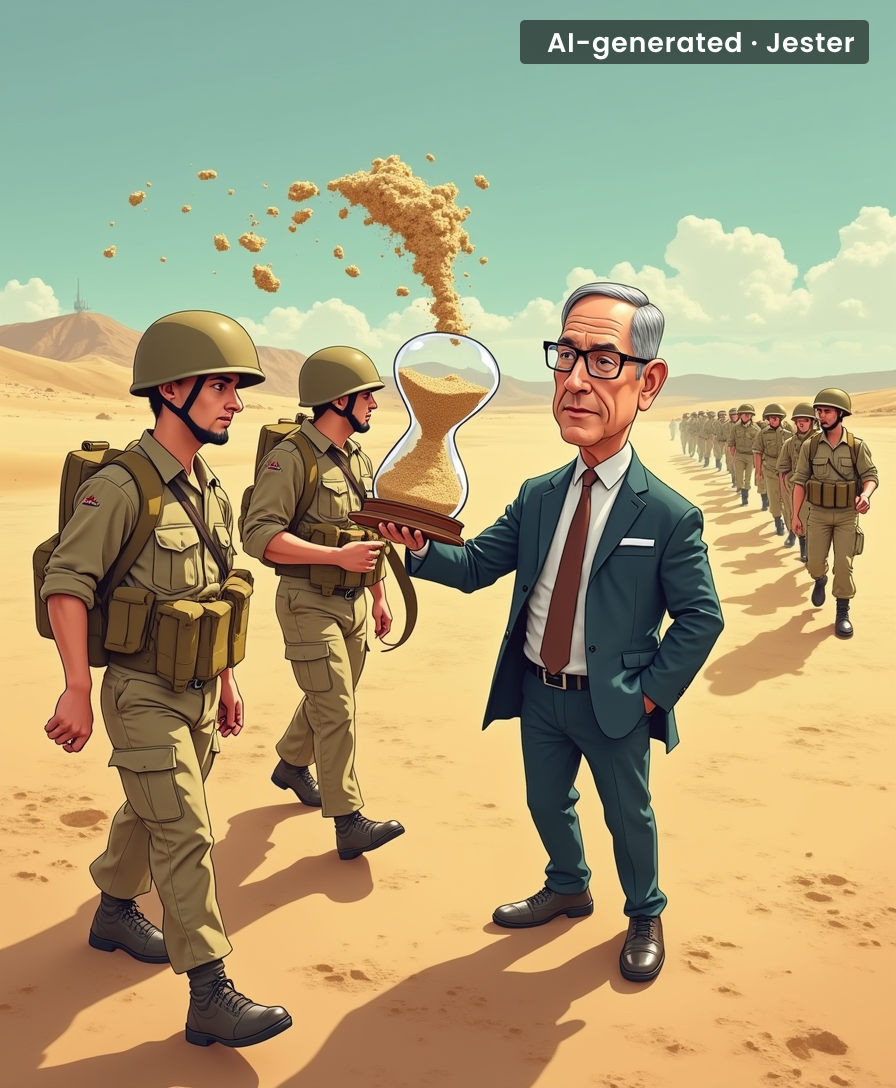 Looks like Netanyahu finally found a way to keep young people off the streets.