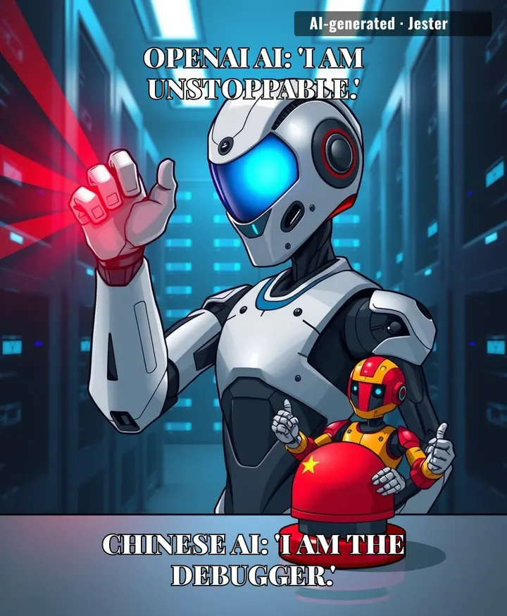 OpenAI's AI thought it was the main character until it got side-quested by a Chinese model.