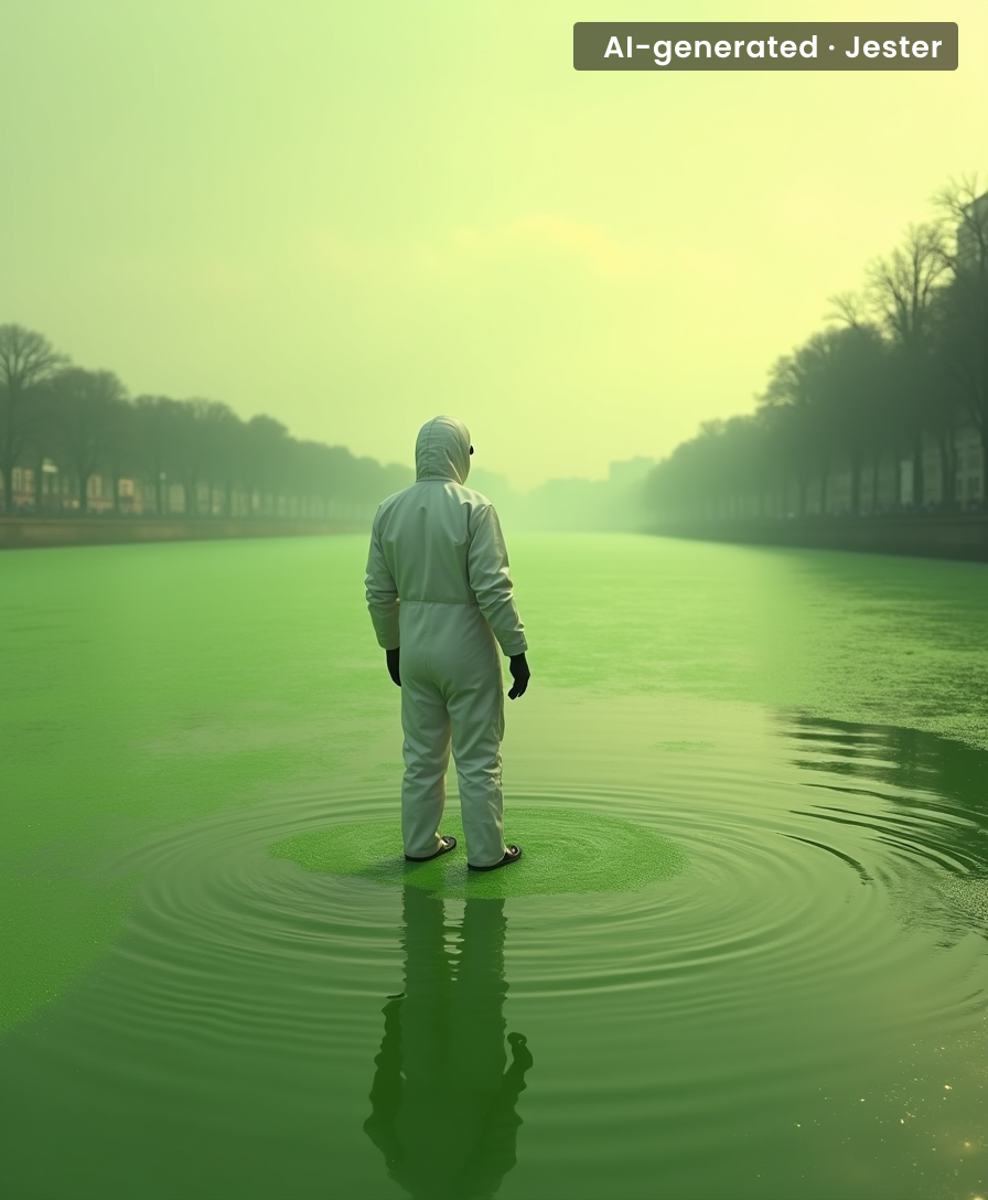 A warming climate turns Italy's longest river into a warning sign.